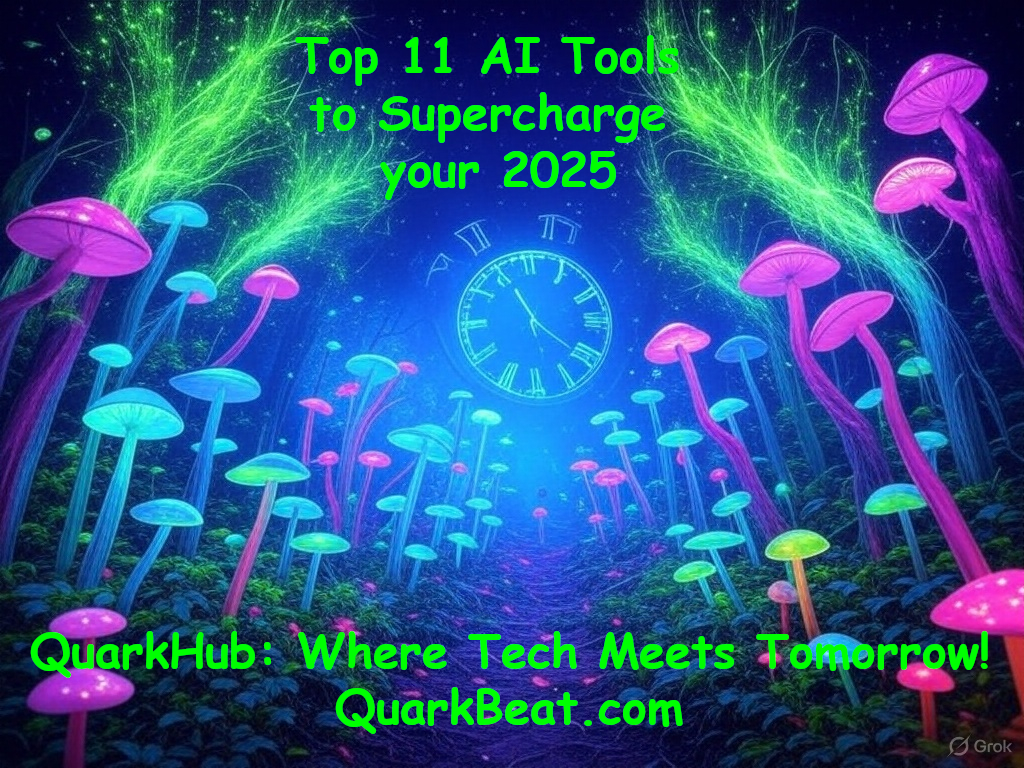Top 11 AI Tools to Supercharge your 2025