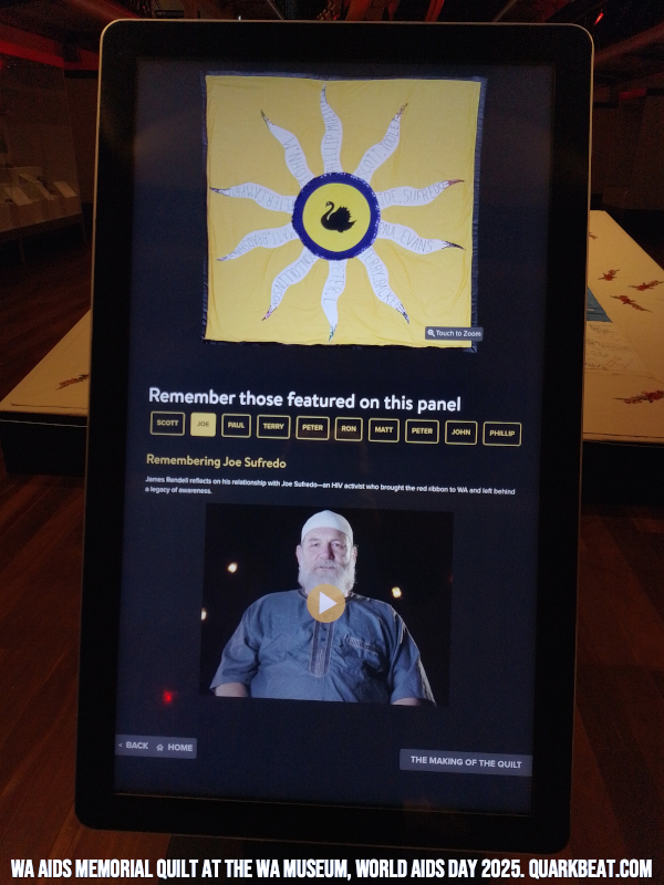 James Rendell in the WA Museum