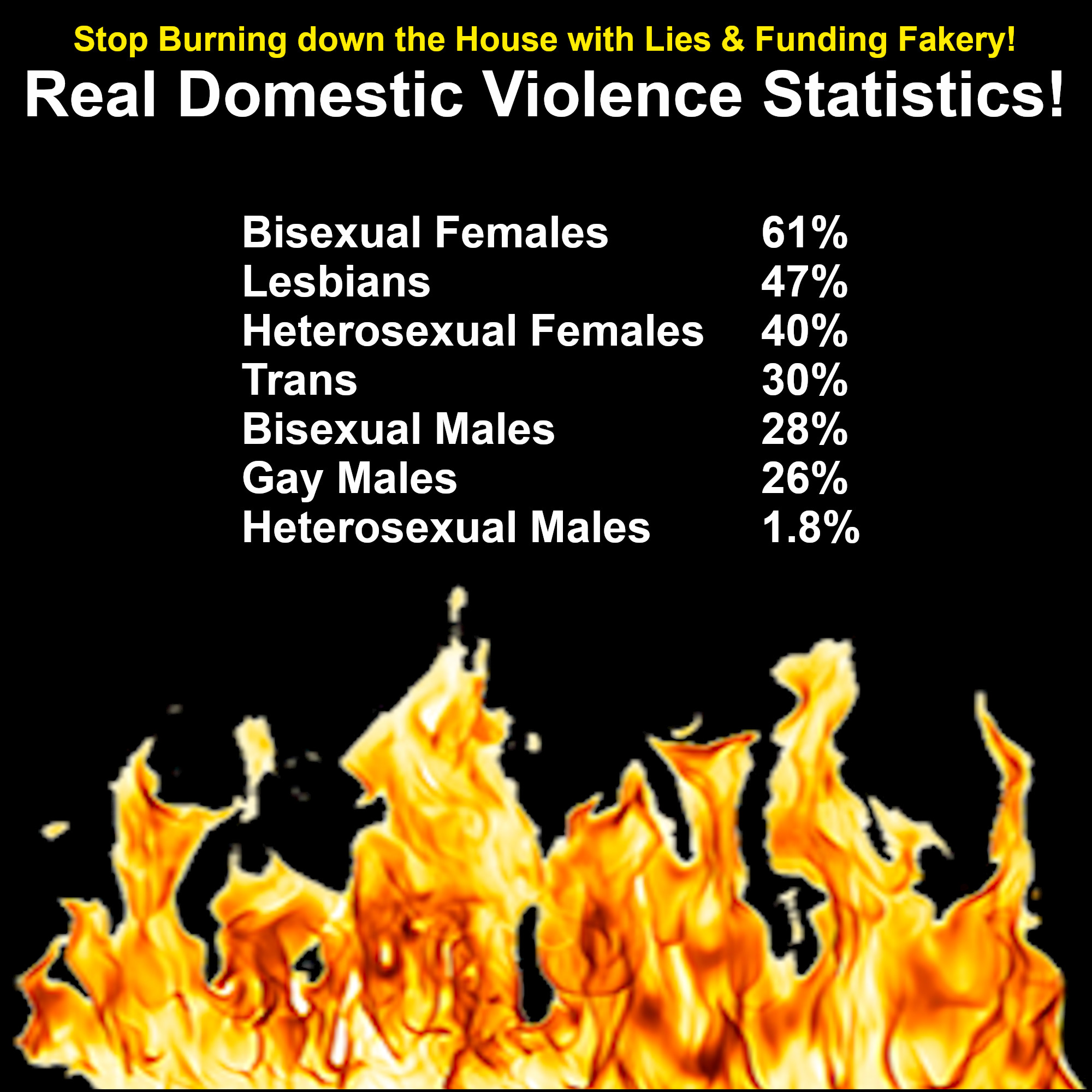 Stop burning down the House with Lies and Funding Fakery!
